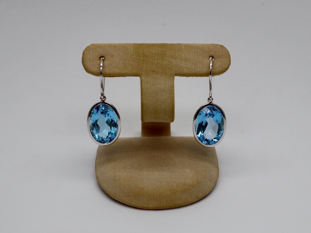 Blue Topaz earrings 