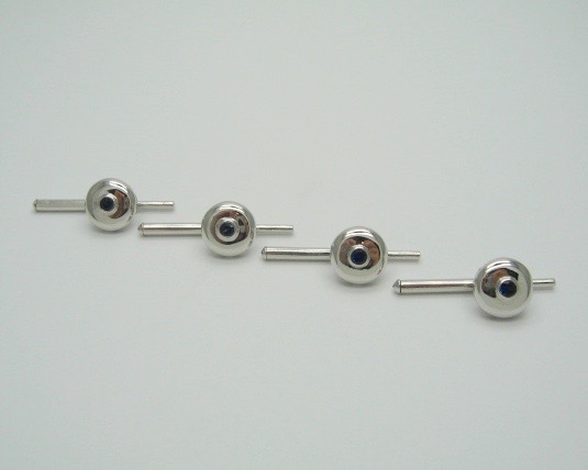  Blue Sapphire Tuxedo Studs
