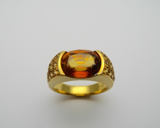  Yellow Sapphire Ring