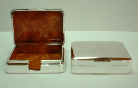 sterling silver Silver Business Card Box.