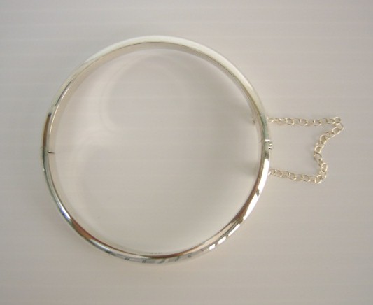 sterling silver Silver Bangle for Children/Kids