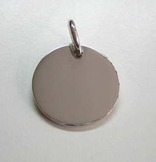 sterling silver Round Silver Tag